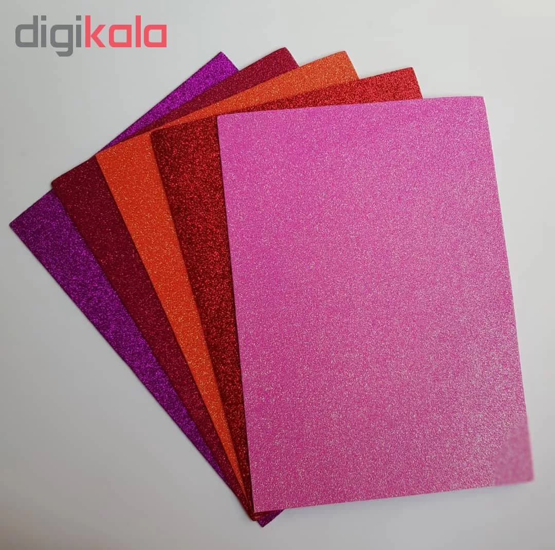 فوم اکلیلی مدل GLITTER کد C2020 بسته 20 عددی — تصویر ۲