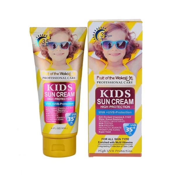 ضدآفتاب ووکالی spf 35 مخصوص بچه