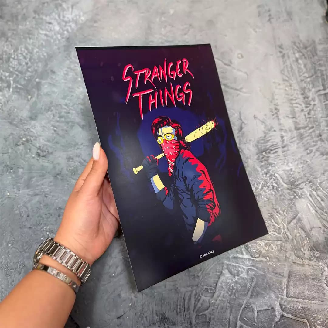پوستر هل فایر کلاب Stranger things Steve — تصویر ۲