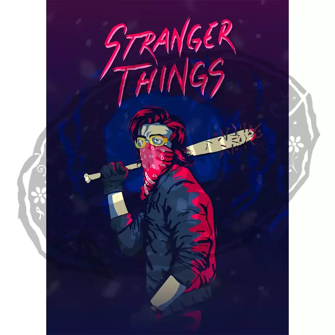 پوستر هل فایر کلاب Stranger things Steve