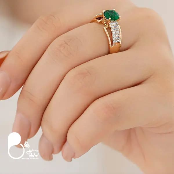 انگشتر نگین اتریشی ژوپینگ