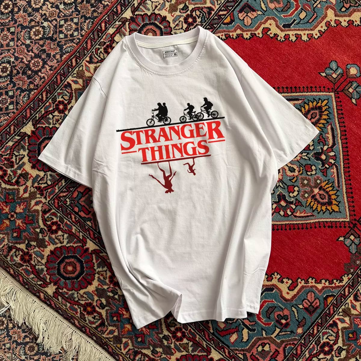 تیشرت Stranger Things طرح Bicycle