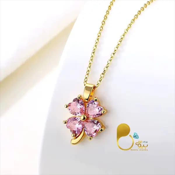 گردنبند شبدر وارداتی
