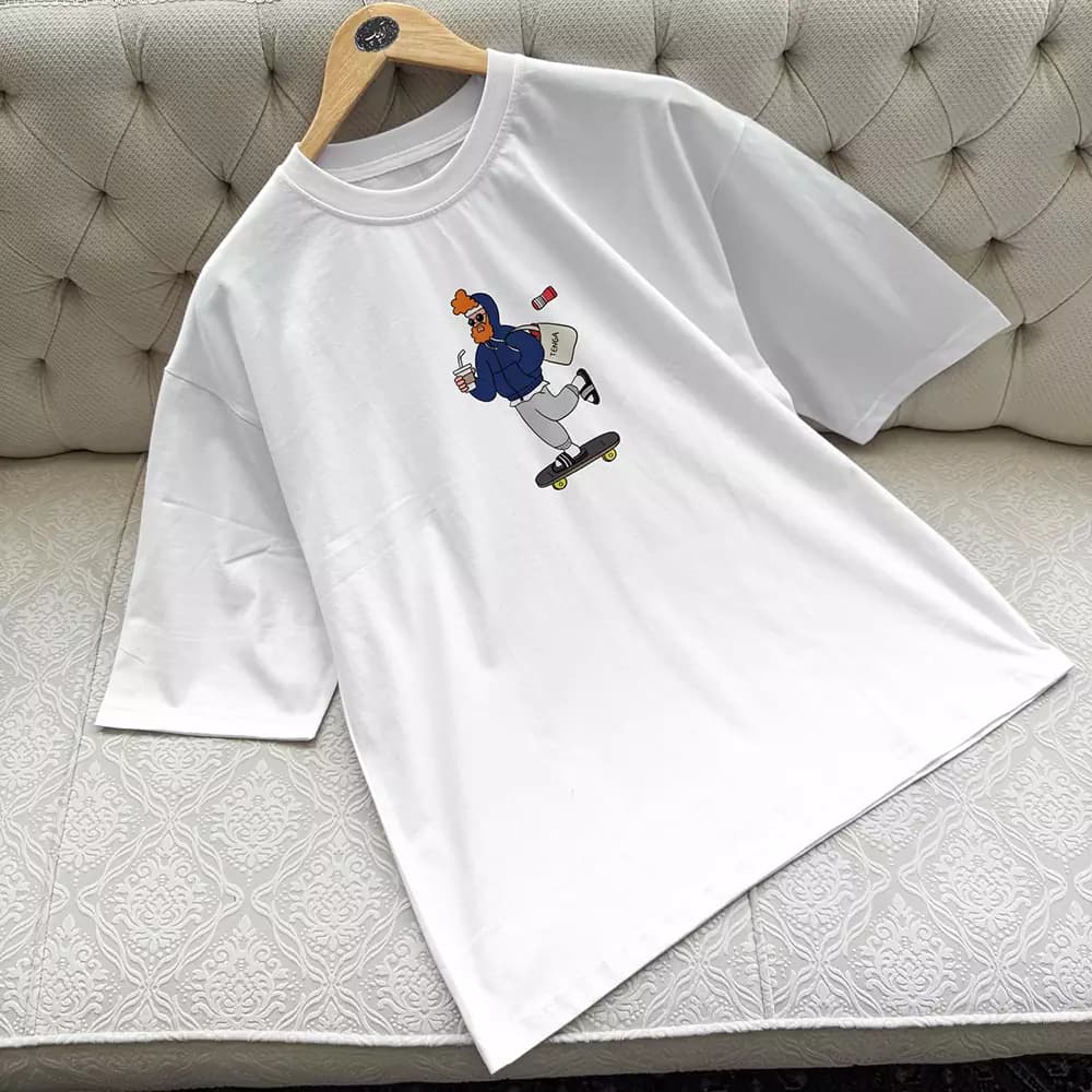 تیشرت طرح مینیمال Skate Man اسکیت سوار
