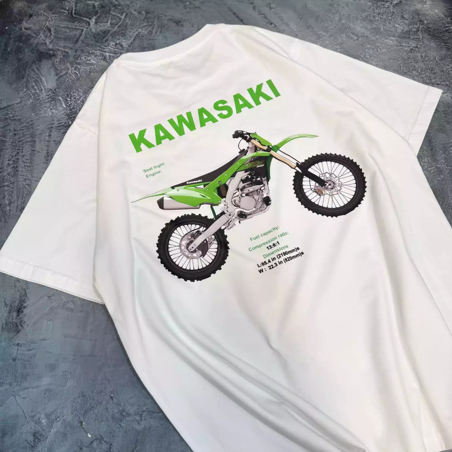 تیشرت طرح کاوازاکی KAWASAKI — تصویر ۴