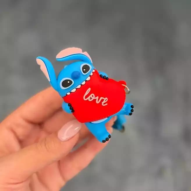 جاکلیدی استیتچ قلبی Stitch & Love — تصویر ۲