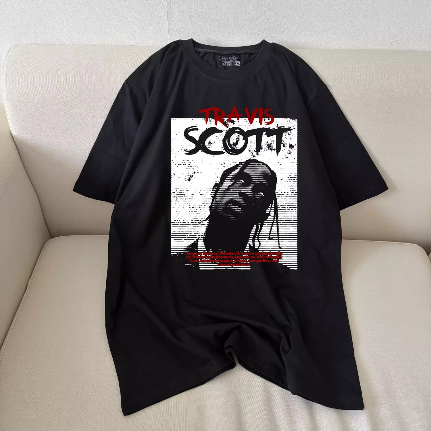 تیشرت طرح ترویس اسکات Travis Scott 34703