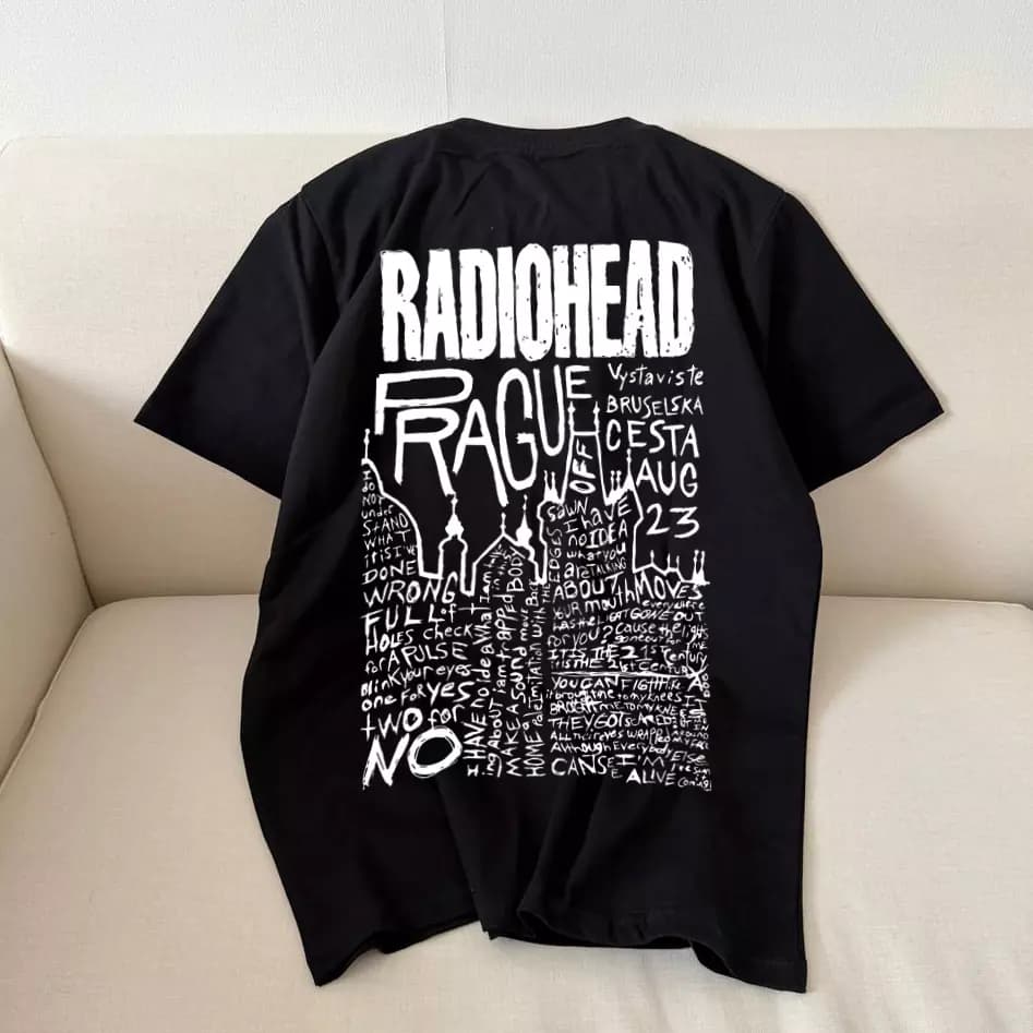 تیشرت طرح رِیدیوهِدRadiohead TEXT BACK