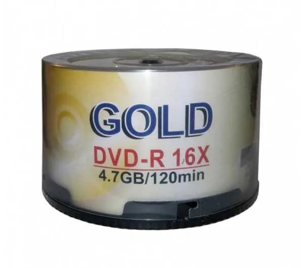 دی وی دی خام GOLD بسته 50 عددی