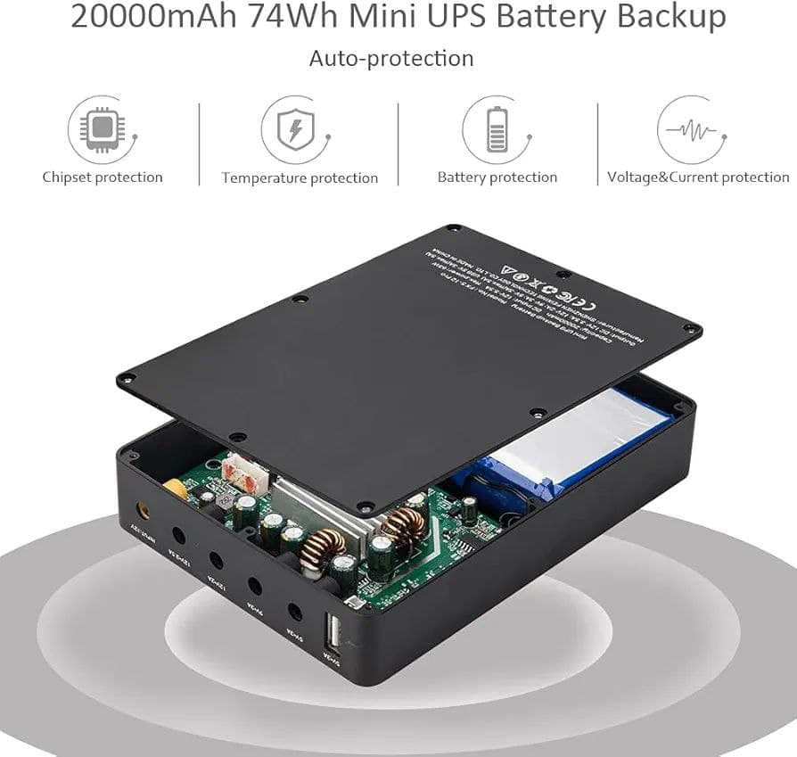 Shanqiu Mini UPS – منبع تغذیه بدون وقفه — تصویر ۶