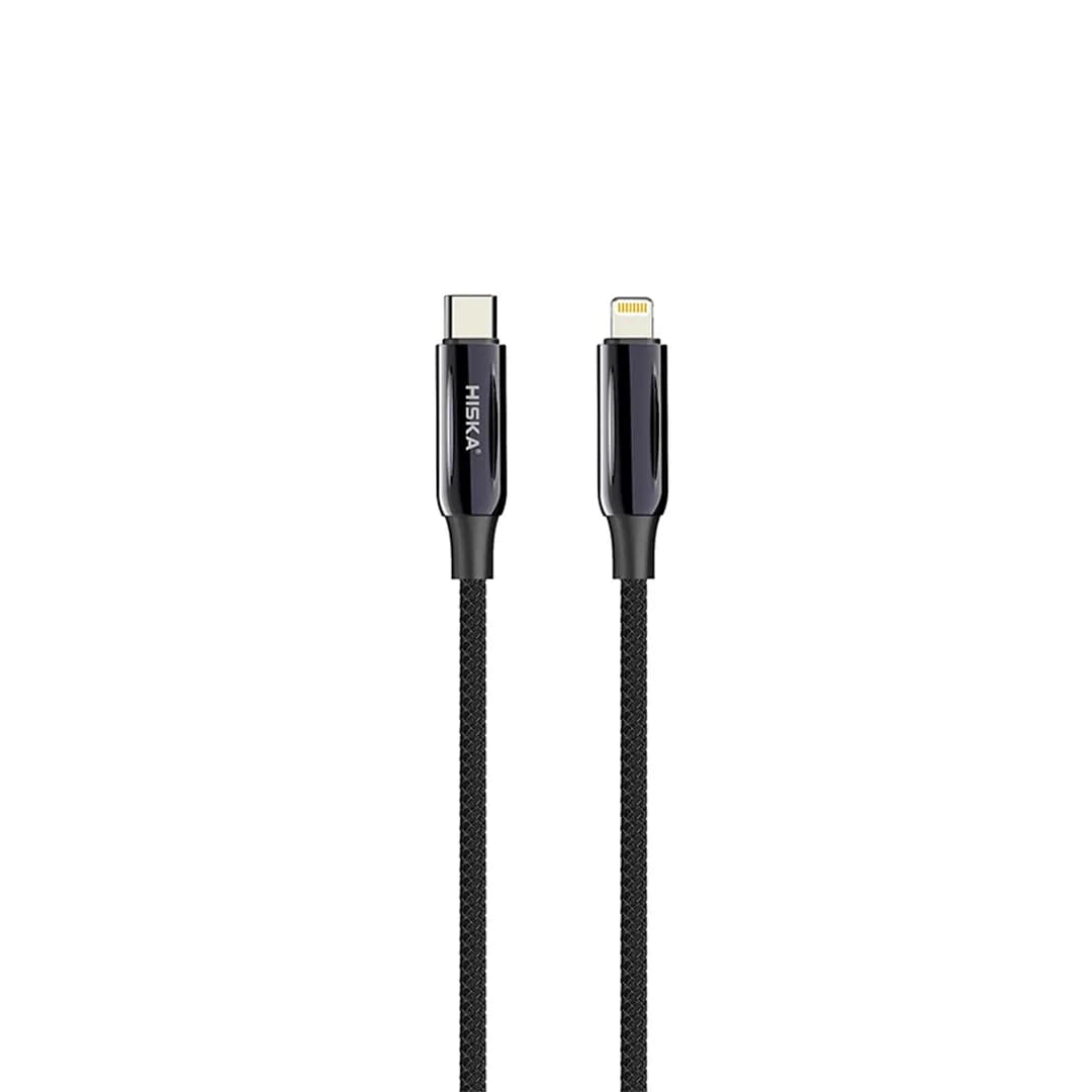 کابل دیتا و شارژ 27 وات Type-C به لایتنینگ هیسکا مدل LX-16CL