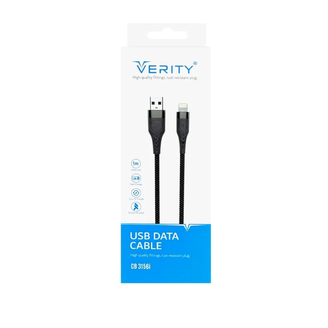 کابل دیتا و شارژ USB به لایتنینگ وریتی مدل CB3156i — تصویر ۲