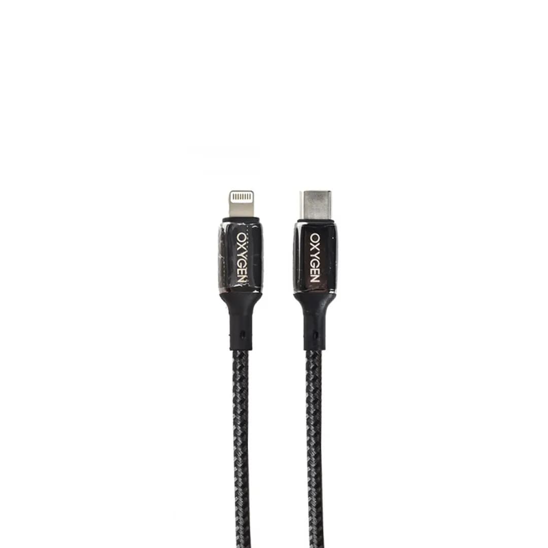 کابل دیتا و شارژ Type-C به لایتنینگ اکسیژن مدل LX-17