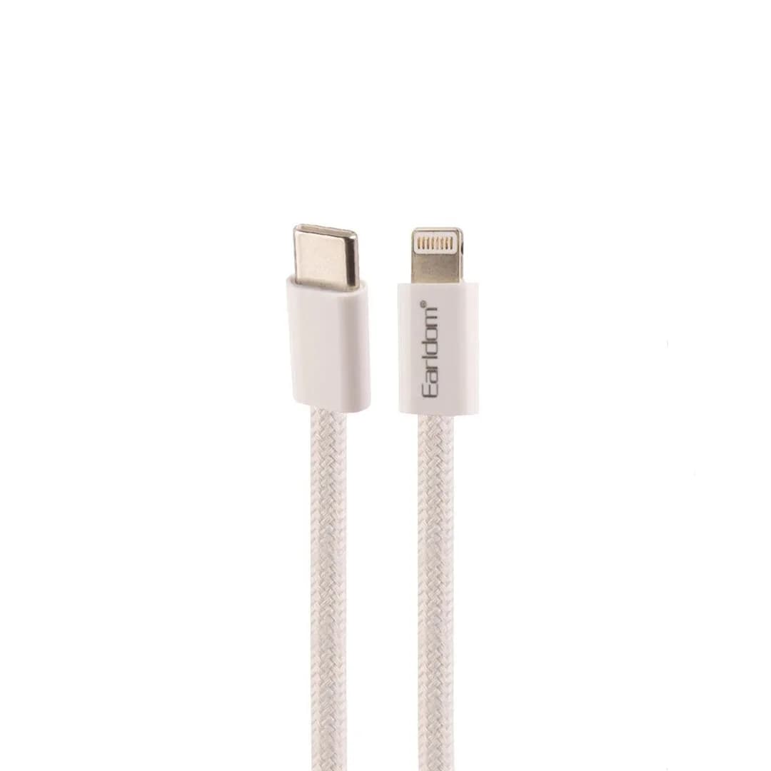 کابل دیتا و شارژ Type-C به لایتنینگ ارلدوم مدل EC-196C-L