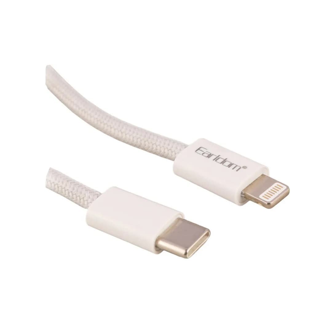 کابل دیتا و شارژ Type-C به لایتنینگ ارلدوم مدل EC-196C-L — تصویر ۲