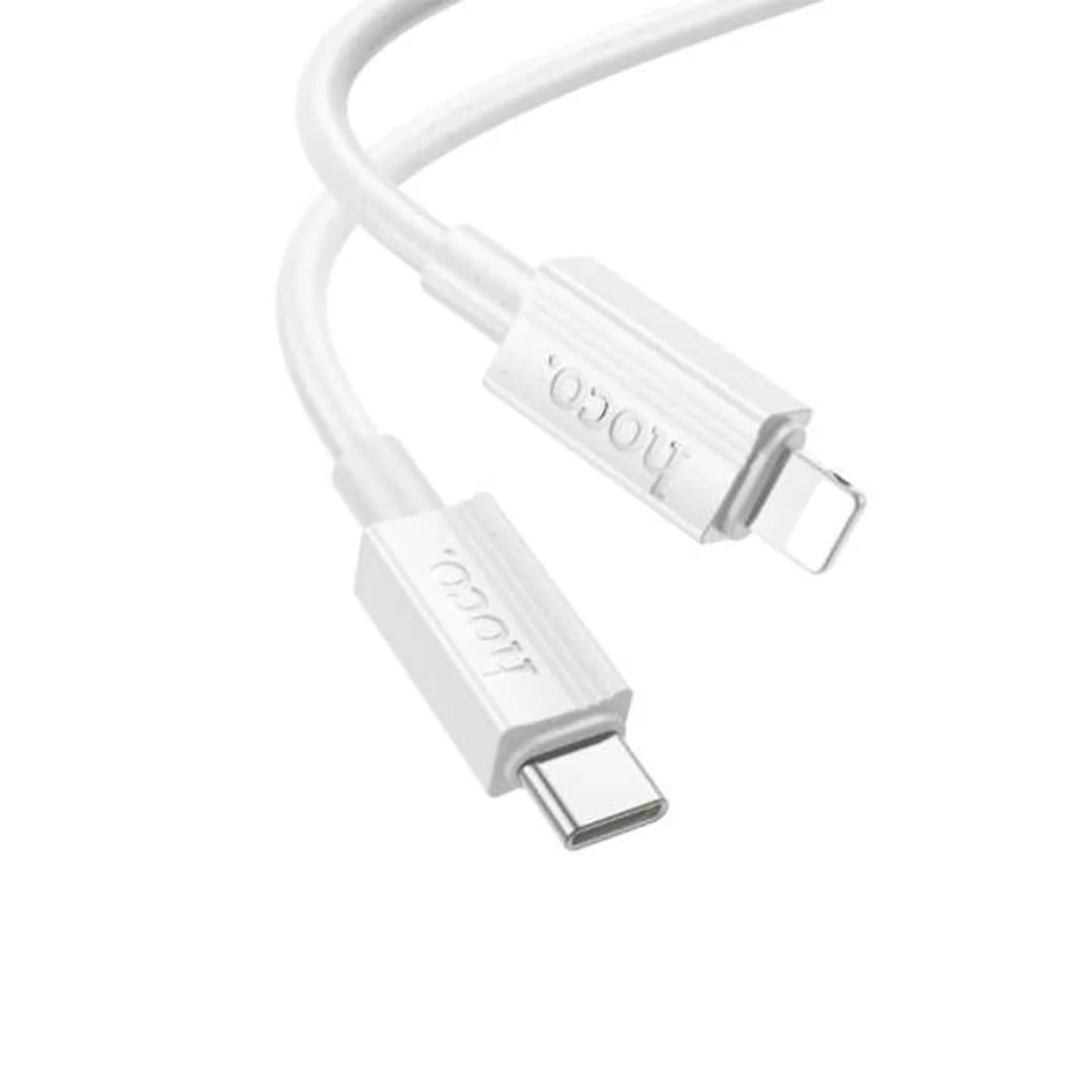 کابل دیتا و شارژ Type-C به لایتنینگ هوکو مدل X107