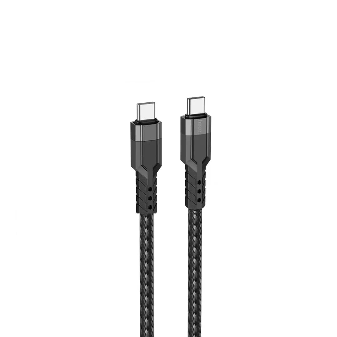 کابل دیتا و شارژ 60 وات دو سر Type-C هوکو مدل U110