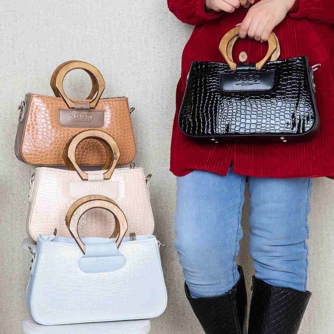 کیف دسته چوبی جیپ(690)
