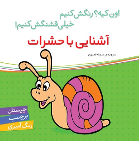 کتاب اون کیه رنگش کنیم خیلی قشنگش کنیم: آشنایی با حشرات