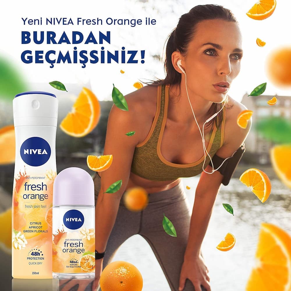 اسپری زنانه ضد تعریق بدن نیوا اورجینال NIVEA SPREY DEODORANT — تصویر ۴