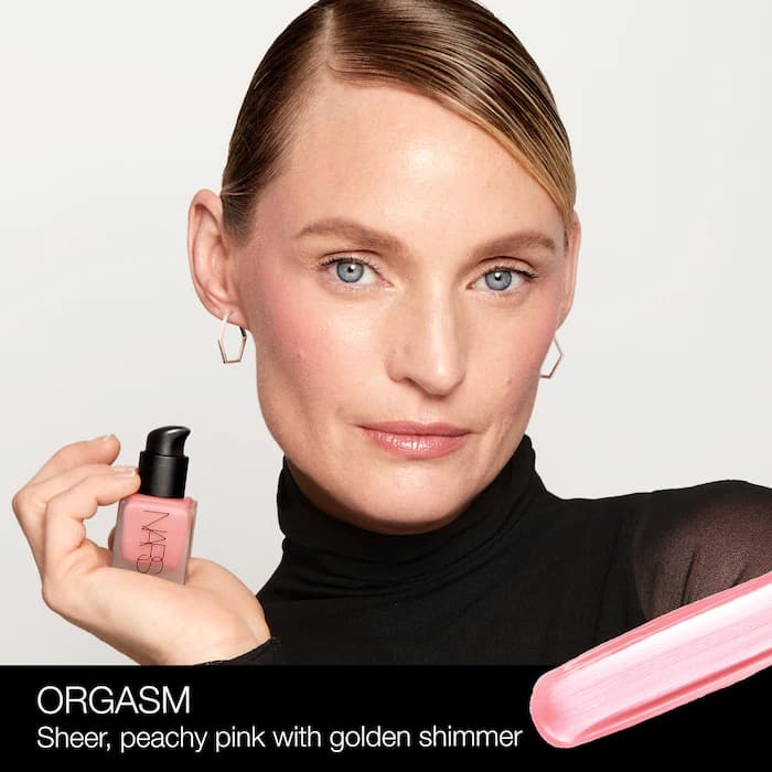 رژگونه مایع نارس رنگ ارگاسم اصل | NARS ORGASM LIQUID BLUSH (اورجینال) — تصویر ۴