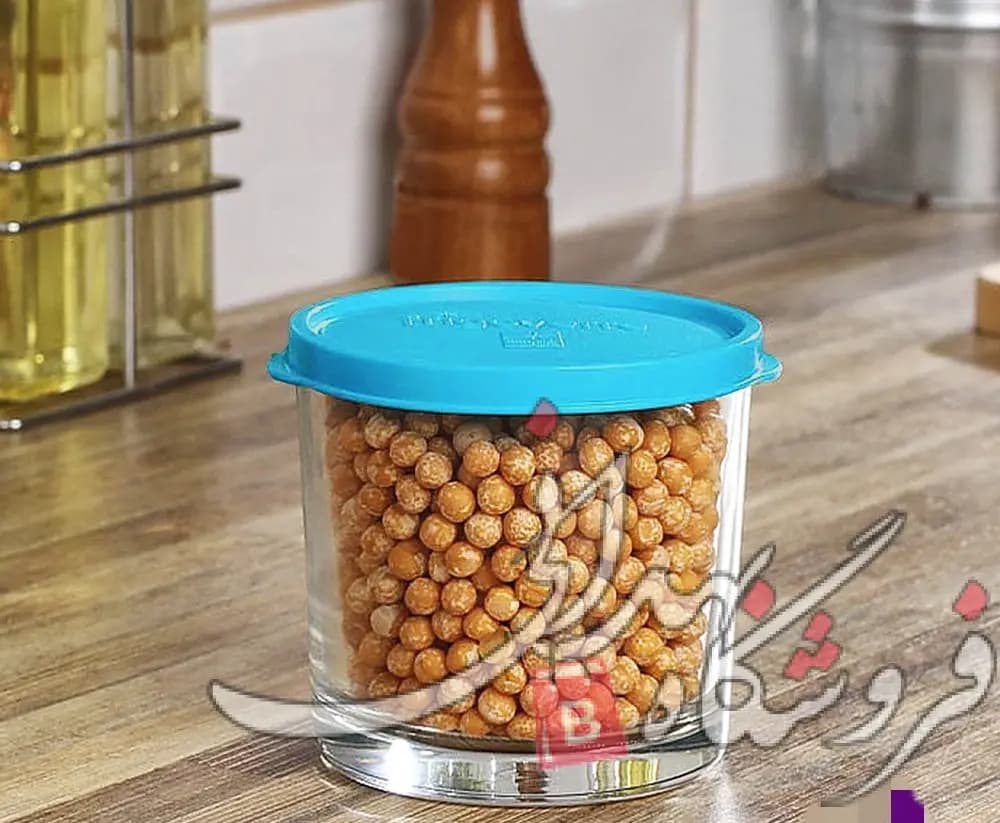 ظرف درب دار شیشه ای پاپریک 12