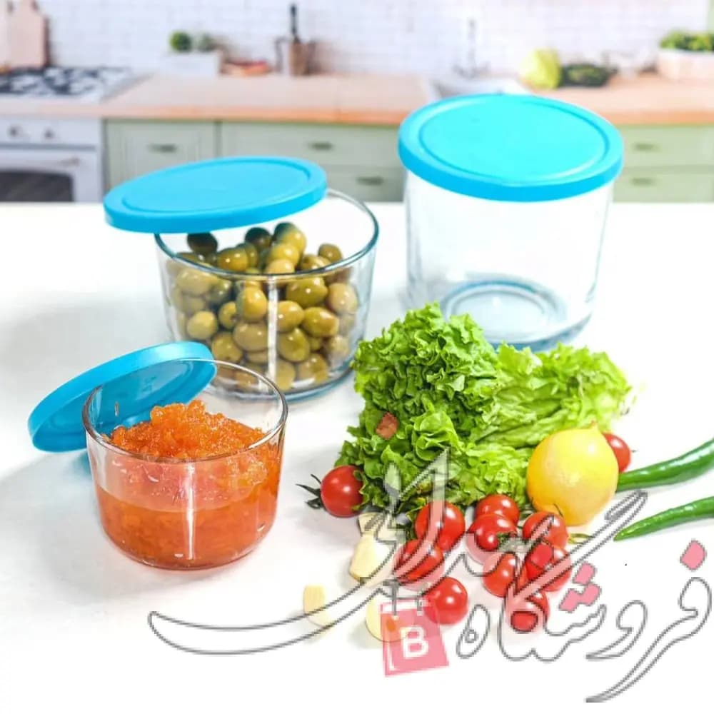 ظرف درب دار شیشه ای پاپریک 12 — تصویر ۲