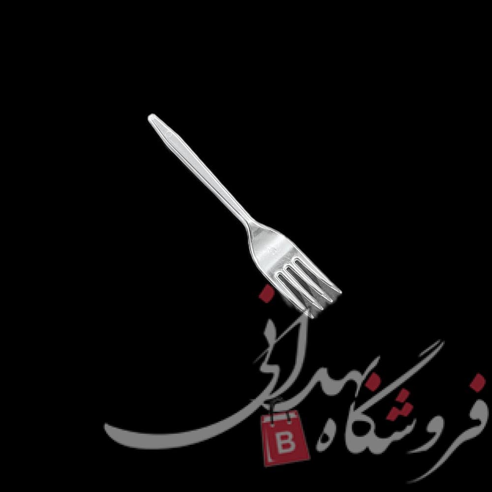 چنگال یکبار مصرف کریستالی 100عددی شفاف