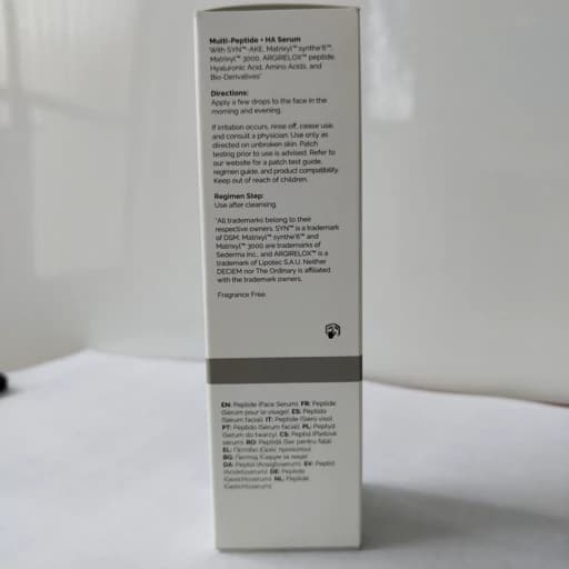 سرم Multi Peptide + HA اوردینری اصلی، ترمیم سد دفاعی و آبرسانی عمیق، رفع چین و چروک و پیری و افزایش سفتی و نفوذ پذیری — تصویر ۳