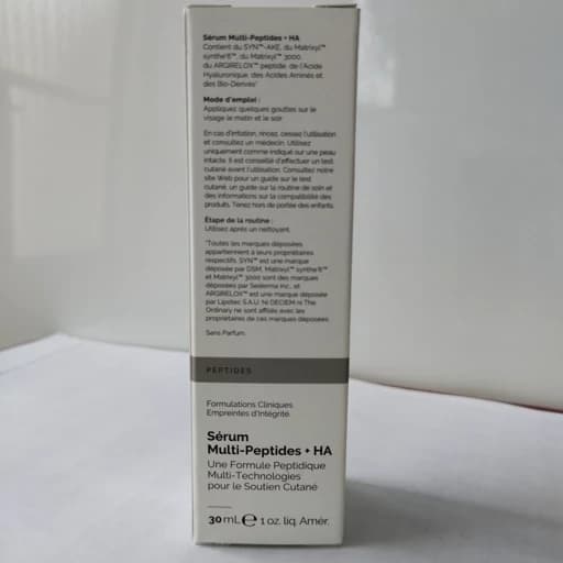 سرم Multi Peptide + HA اوردینری اصلی، ترمیم سد دفاعی و آبرسانی عمیق، رفع چین و چروک و پیری و افزایش سفتی و نفوذ پذیری — تصویر ۵