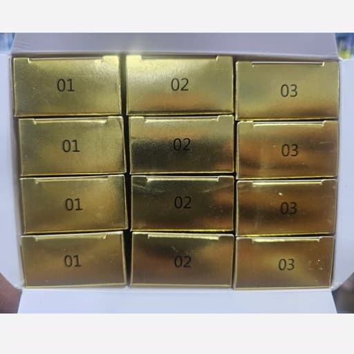 کرم پودر گلد آنجل با پوشش دهی بالا و دارای ضد آفتاب 50 درصد کاور عالی و سبک دارای شماره 1 و 2 و 3 حجم 40 میل — تصویر ۵