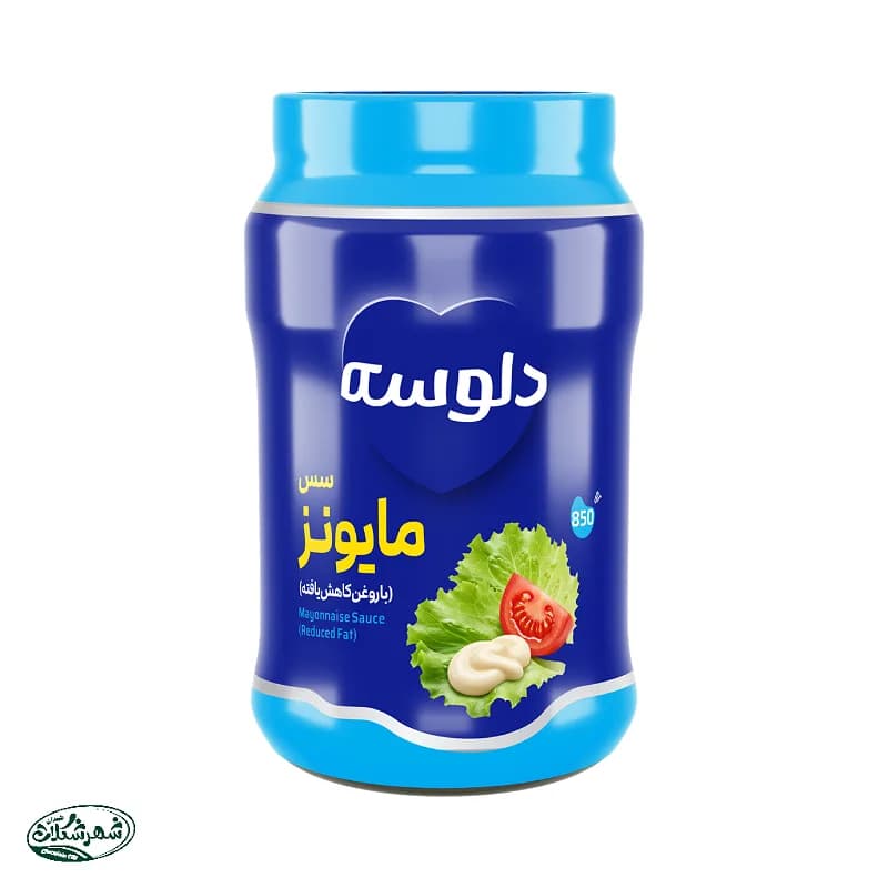 سس دلوسه مایونز کاهش یافته شیشه 580گ