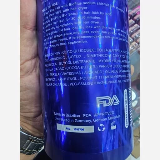 بوتاکس وی کی بیو پلاس مخصوص موهای آسیب دیده و دکلره احیا 80 درصد و صافی 70 بدون فرمالدهید — تصویر ۶