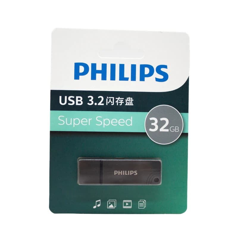 فلش مموری فیلیپس مدل FM11UA ظرفیت 32 گیگابایت با رابط USB 3.2 — تصویر ۳