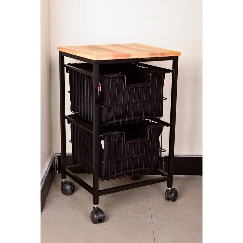 جای سیب زمینی و پیاز یونیک مدل UN-2900 دو طبقه پارچه باکس — تصویر ۶