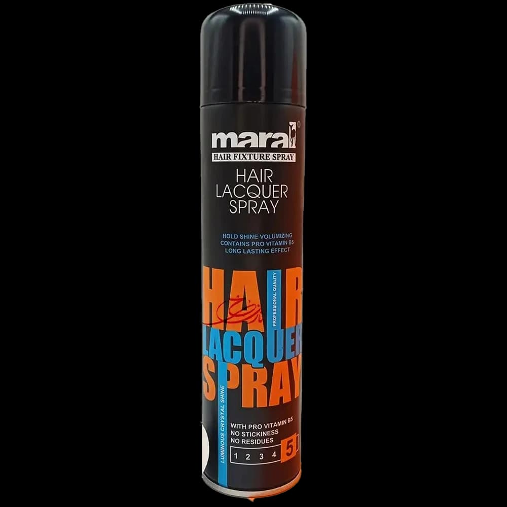 چسب مو مارال مدل LACQUER حجم 250 میلی لیتر اسپری حالت دهنده قوی