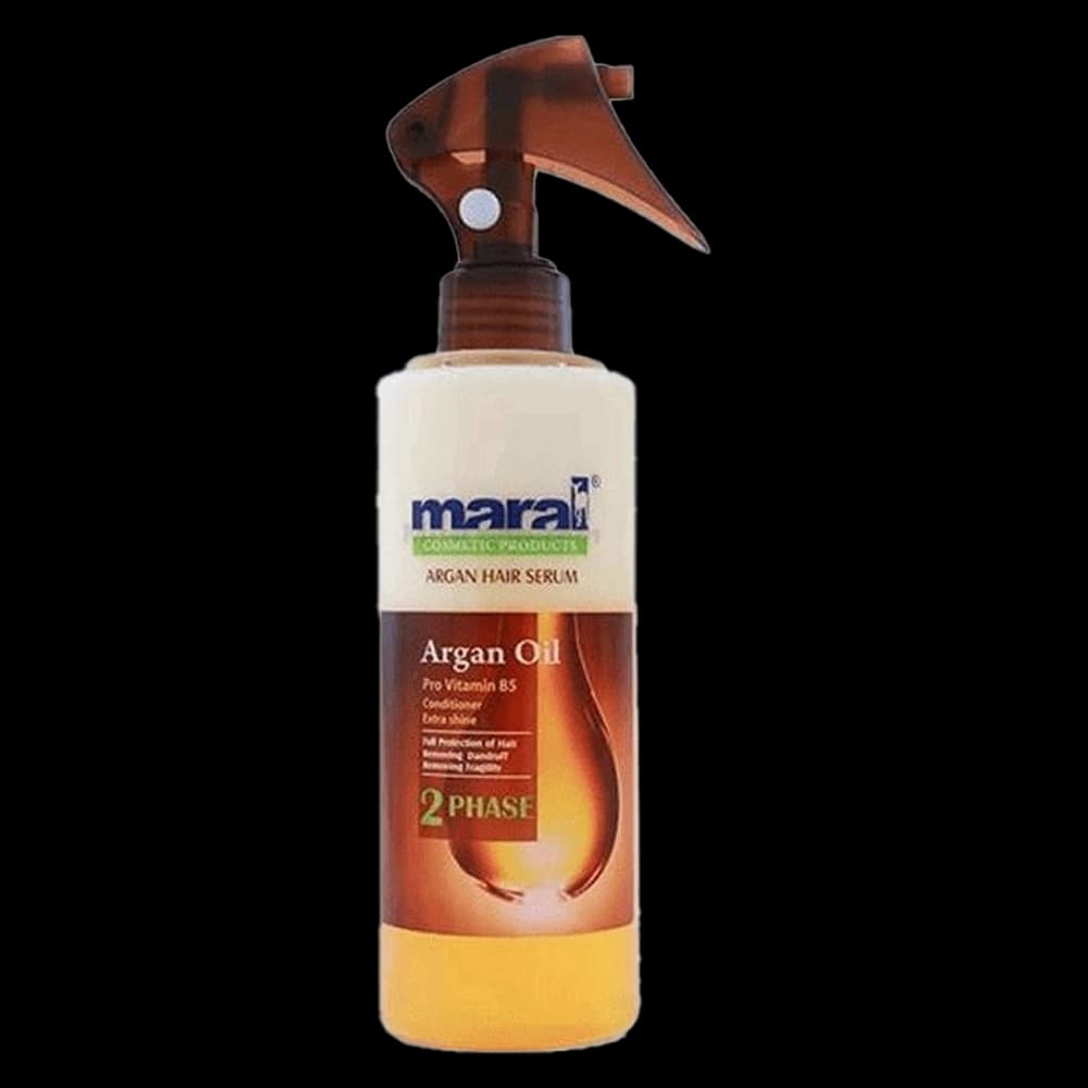 سرم مو دو فاز مارال مدل روغن آرگان 250 میلی لیتر نرم کننده و ضد وز