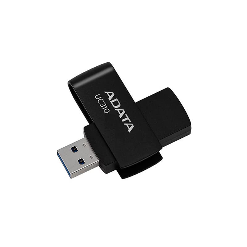 (مشكي)FLASH 64G ADATA UC310 USB 3.2 — تصویر ۲