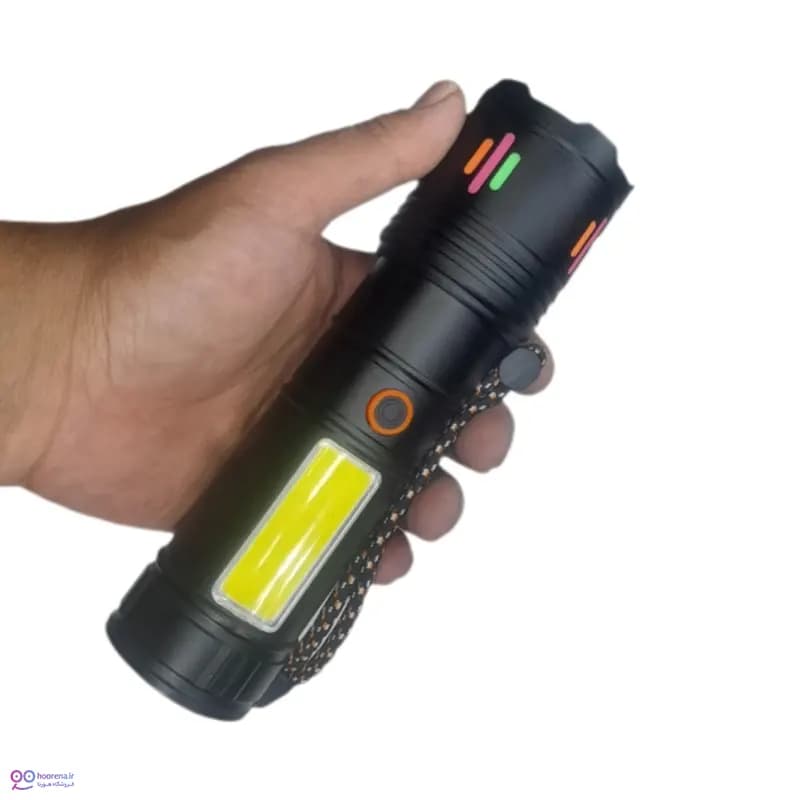 چراغ قوه دستی مدل T60 با نور مهتابی — تصویر ۲