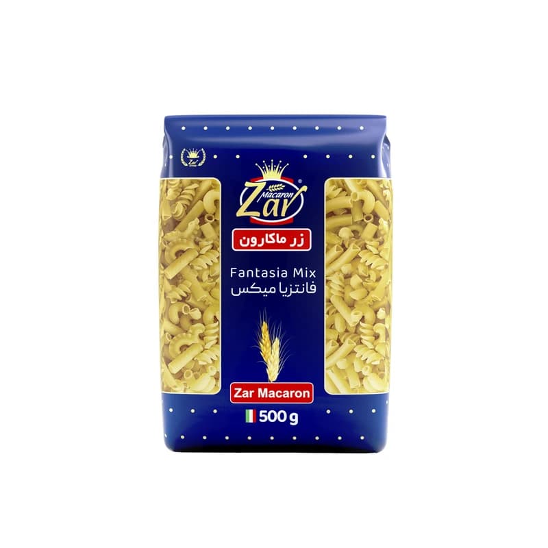 ماکارونی فانتزیا میکس زر ماکارون – 500 گرم