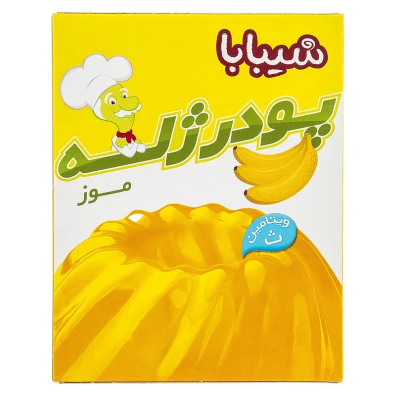 پودر ژله موز شیبابا