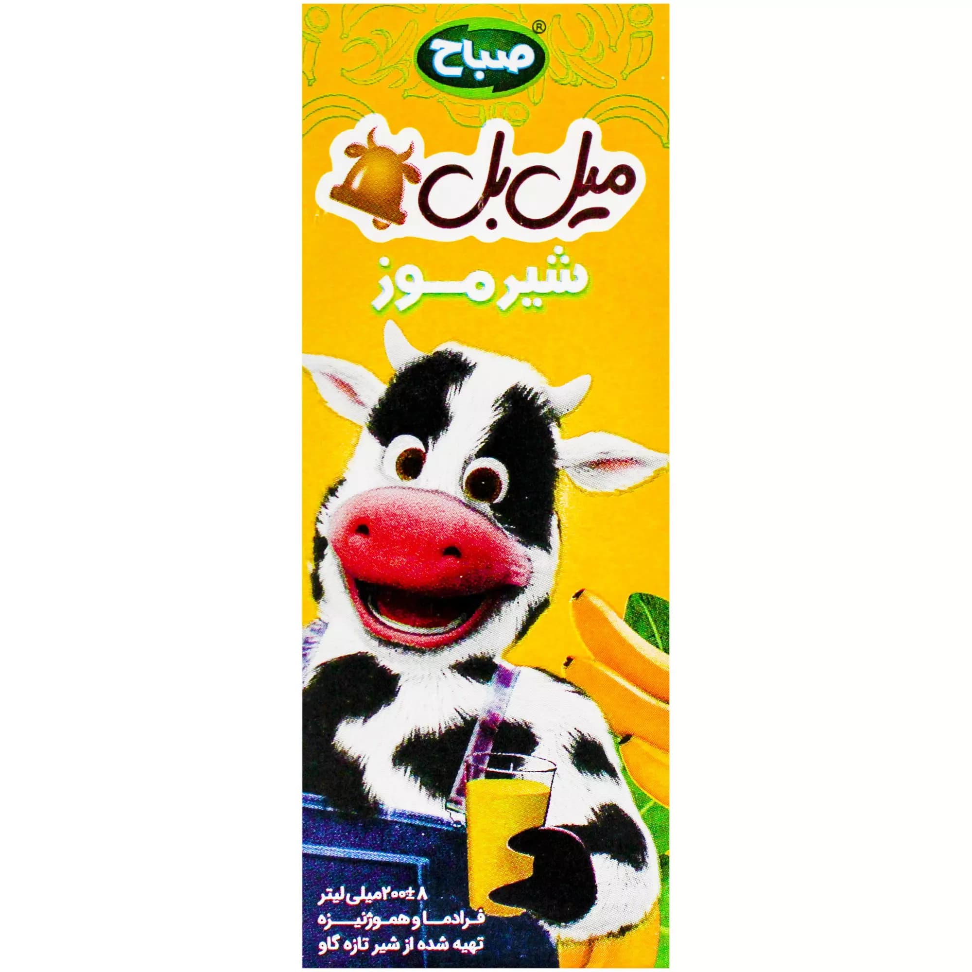 شیر موز ۲۰۰ سی سی صباح