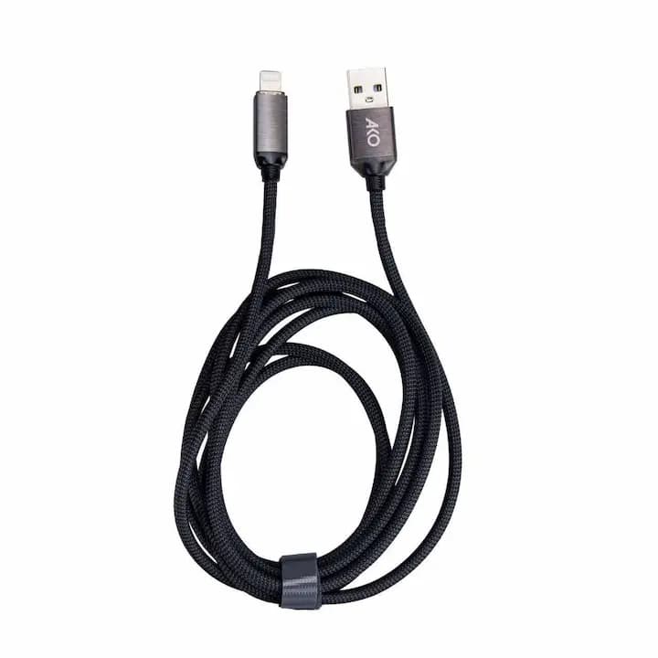 کابل تبدیل USB به Lightning فست شارژ آکو مدل AC-66، طول 2 متر
