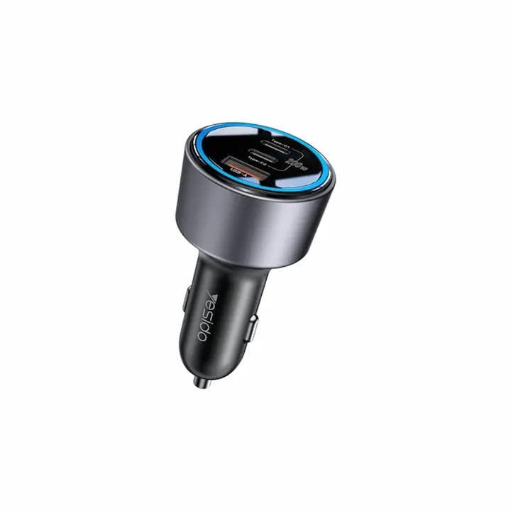 شارژر فندکی فست شارژ 100W یسیدو مدل Y59