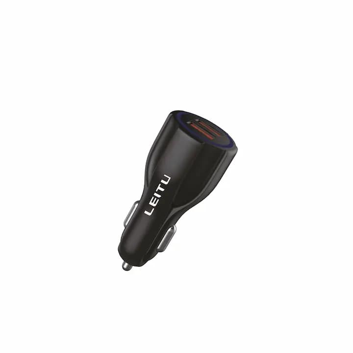 شارژر فندکی لیتو مدل LC-C4 به همراه کابل Lightning