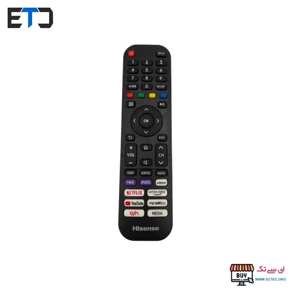 کنترل تلویزیون هوشمند هایسنس Hisense