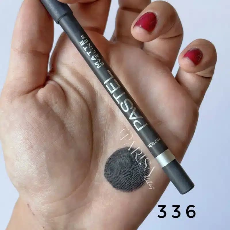 مداد چشم شمعی ضدآب پاستل PASTEL مدل Matte Eyeliner کد 336