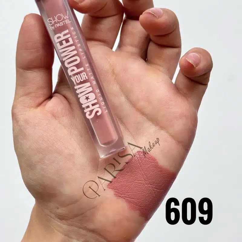 رژلب مایع مات پاستل PASTEL مدل Show Your Power کد 609
