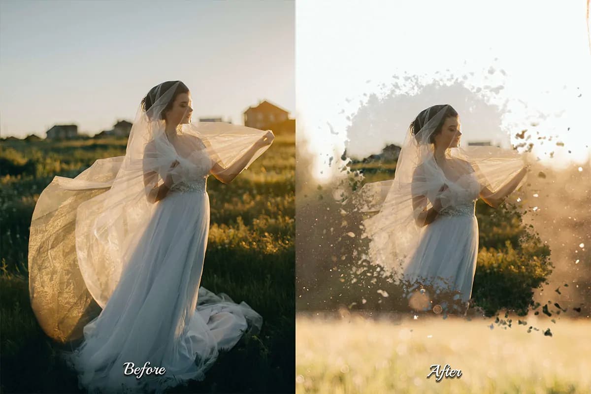 50 افکت ماسک برای تصاویر عروسی — تصویر ۶