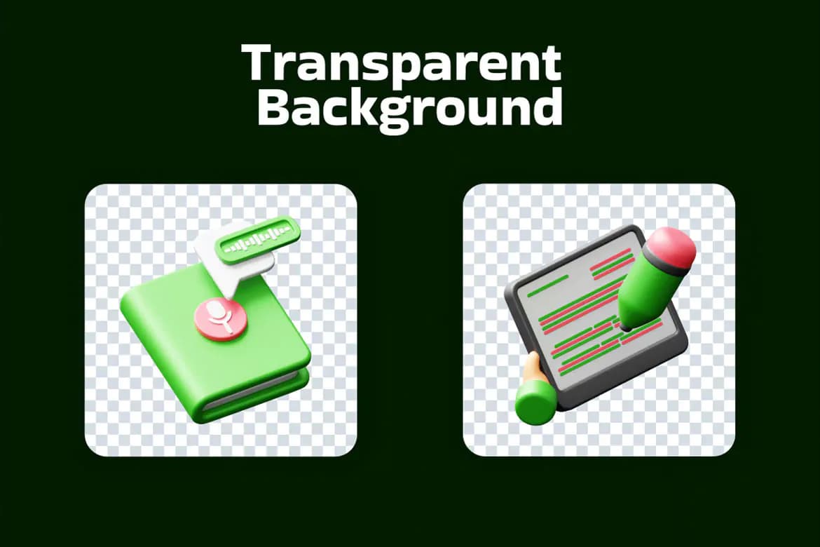 10 آیکون آموزش آنلاین 3D — تصویر ۵